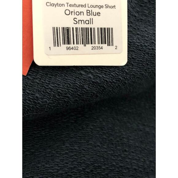 Marine Layer Clayton Shorts 7" Textured Knit Lounge Short Orion Blue NWT Small - Picture 3 of 5